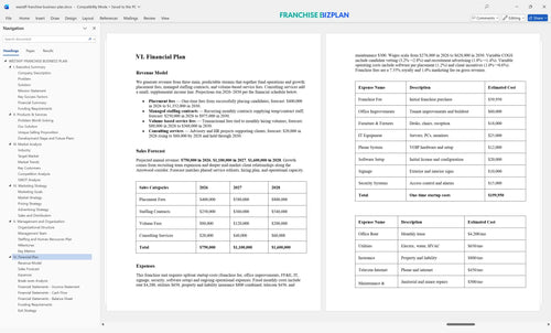 westaff franchise business plan 6