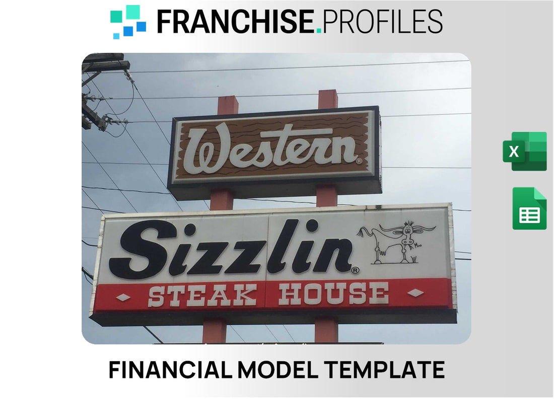 Western Sizzlin Steak & More Franchise Financial Model Template
