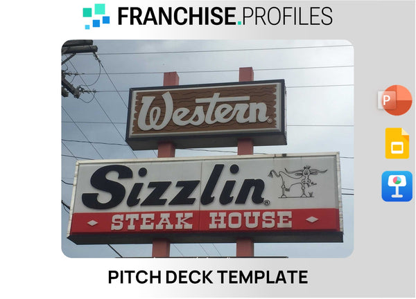 Western Sizzlin Steak & More Franchise Pitch Deck Template