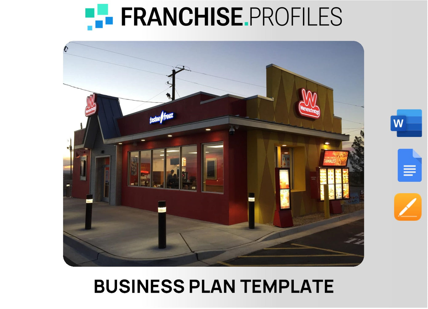 Wienerschnitzel Franchise Business Plan Template