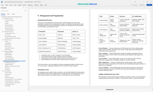 window gang franchise business plan 5