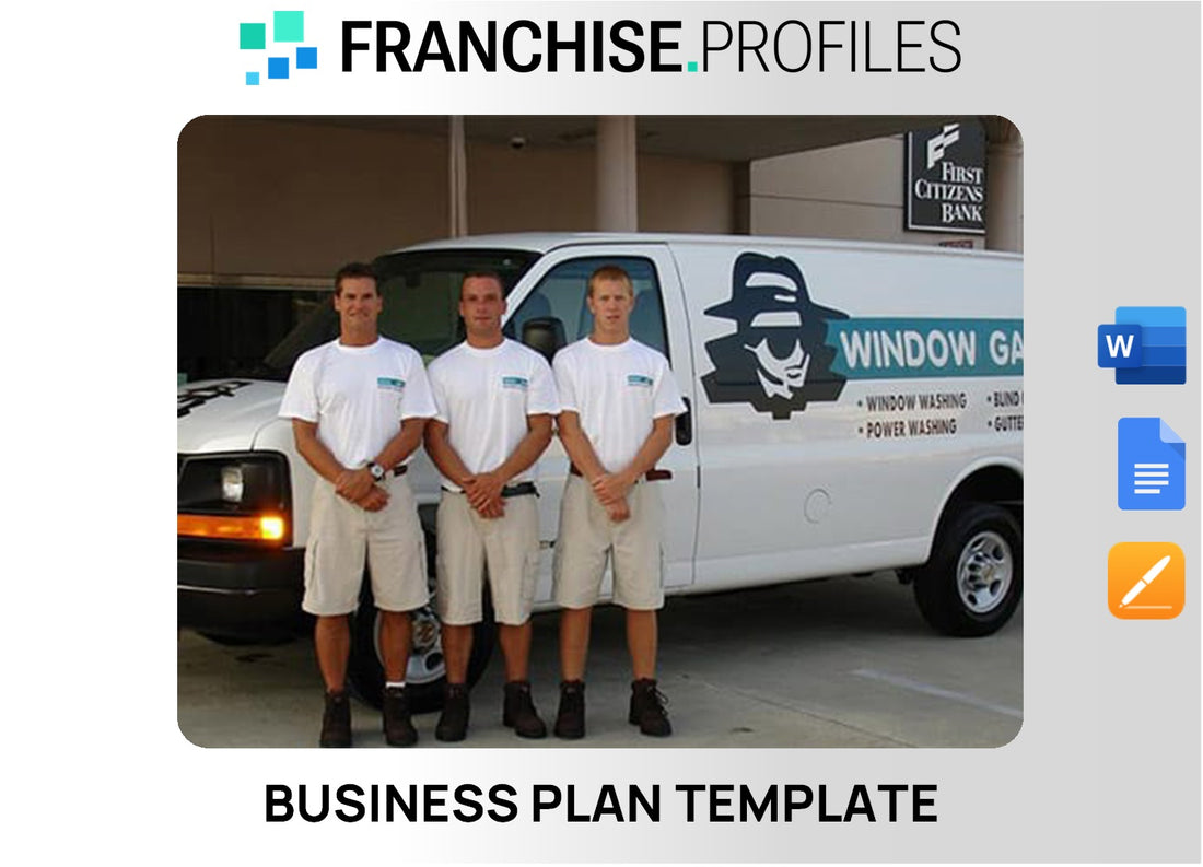 Window Gang Franchise Business Plan Template
