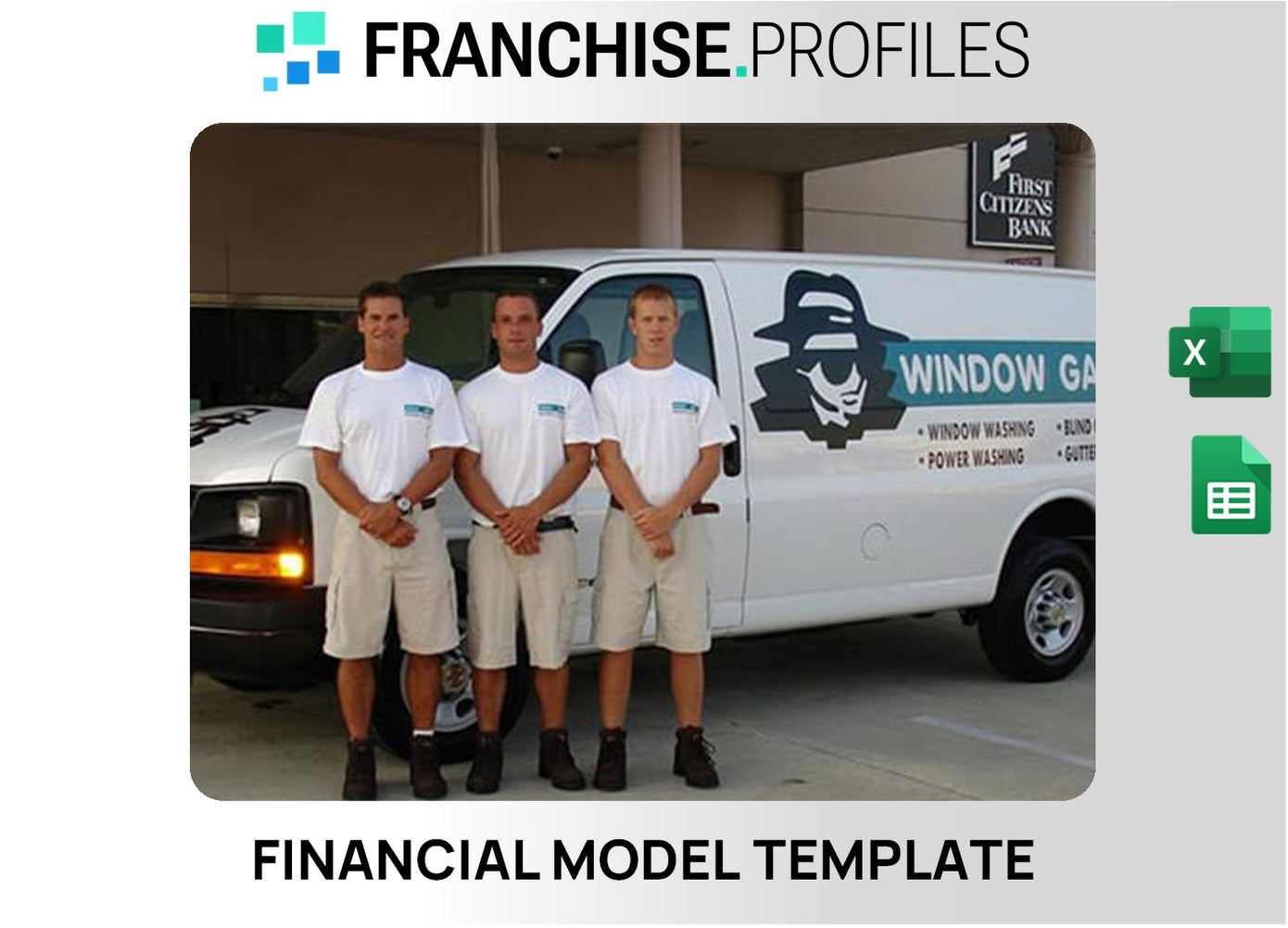 Window Gang Franchise Financial Model Template
