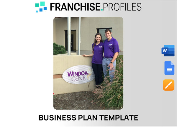 Window Genie Franchise Business Plan Template