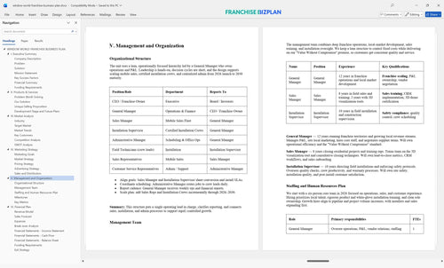 window world franchise business plan 5
