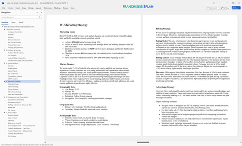 wine and design franchise business plan 4