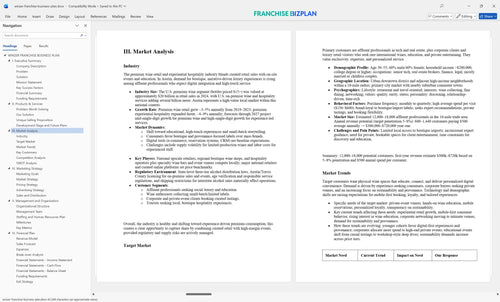 winzer franchise business plan 3