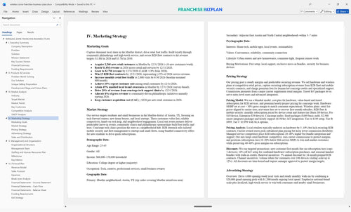 wireless zone franchise business plan 4