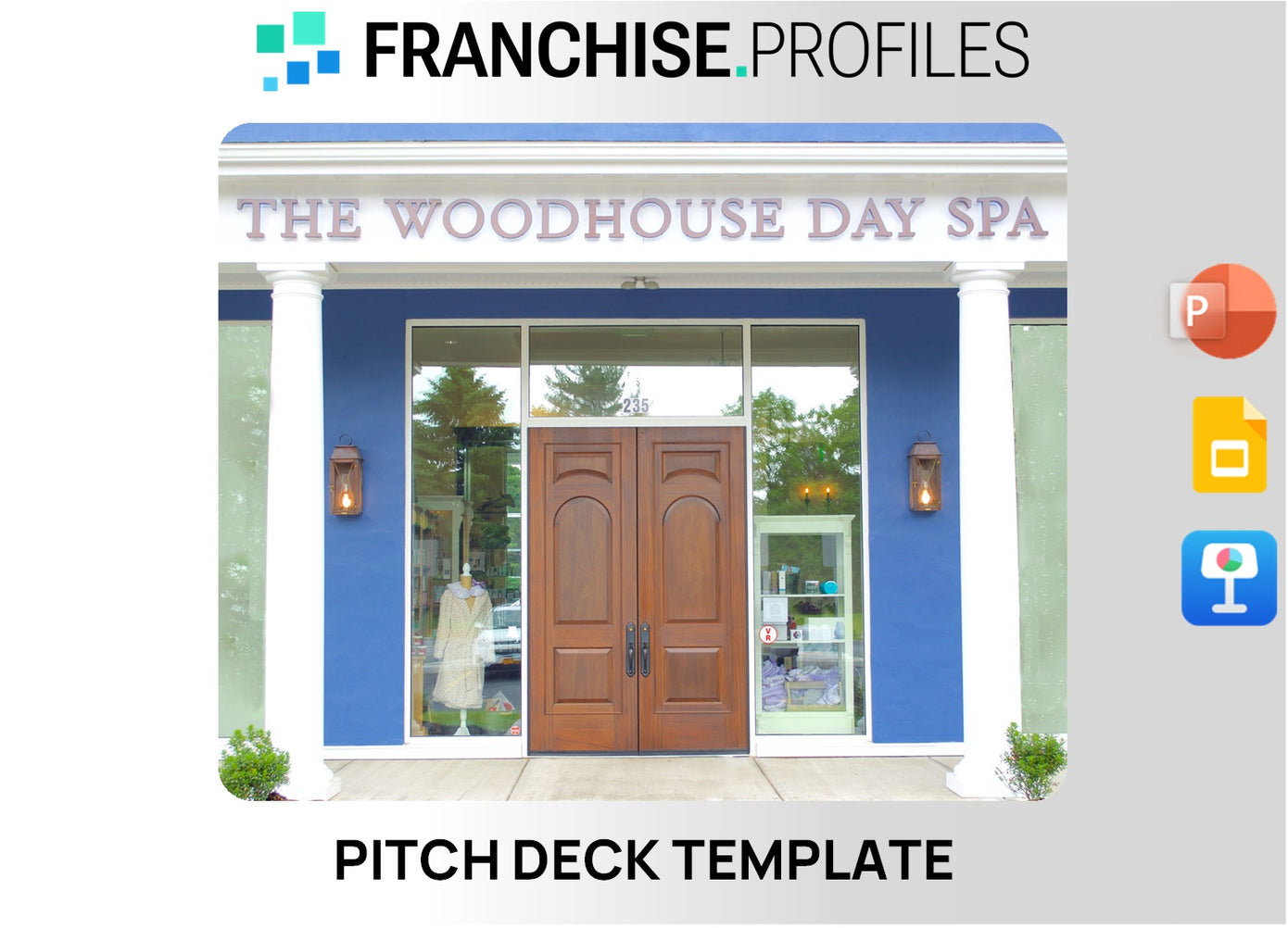 The Woodhouse Day Spa Franchise Pitch Deck Template