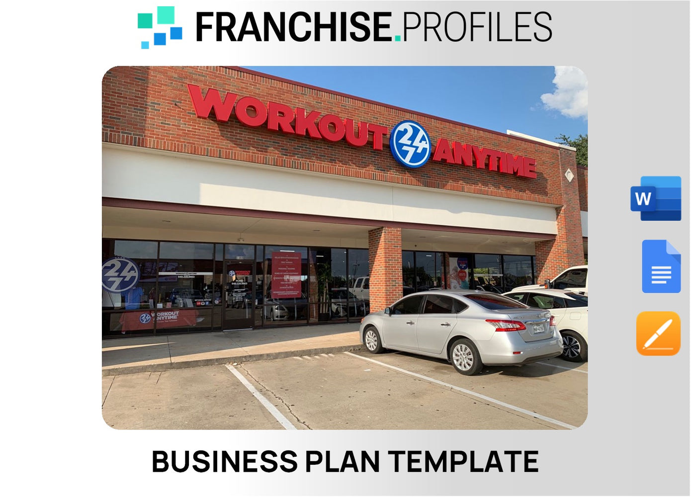 Workout Anytime Franchise Business Plan Template