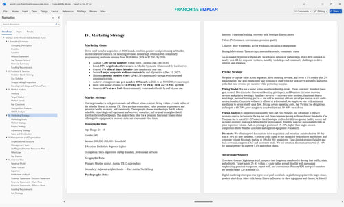 world gym franchise business plan 4