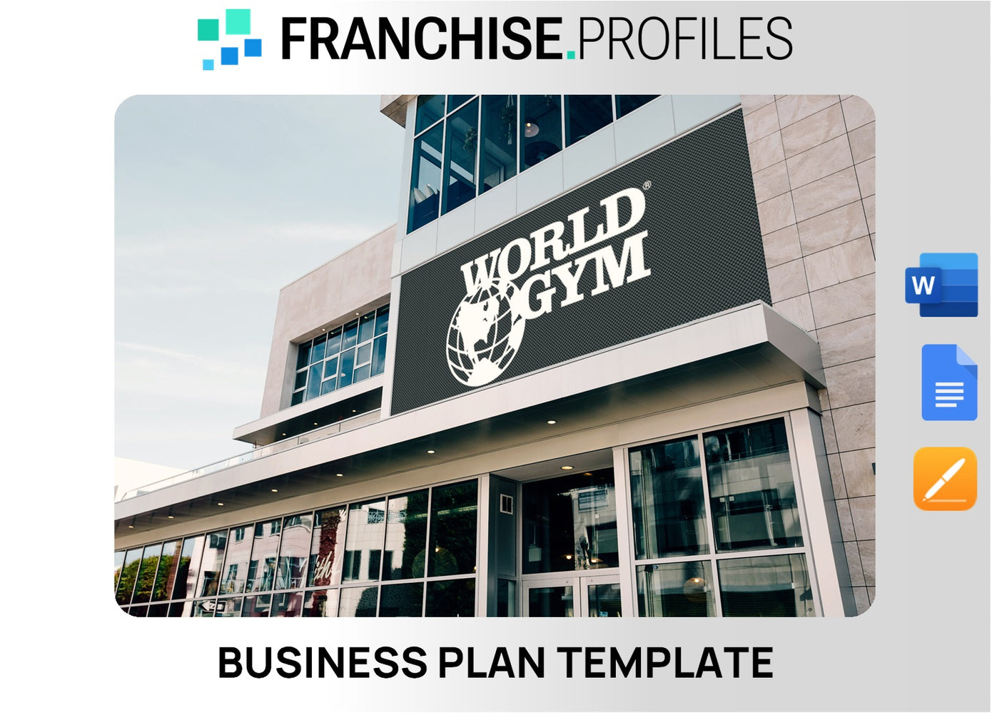 World Gym Franchise Business Plan Template