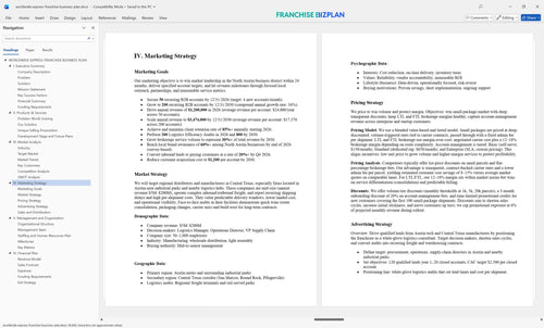 worldwide express franchise business plan 4