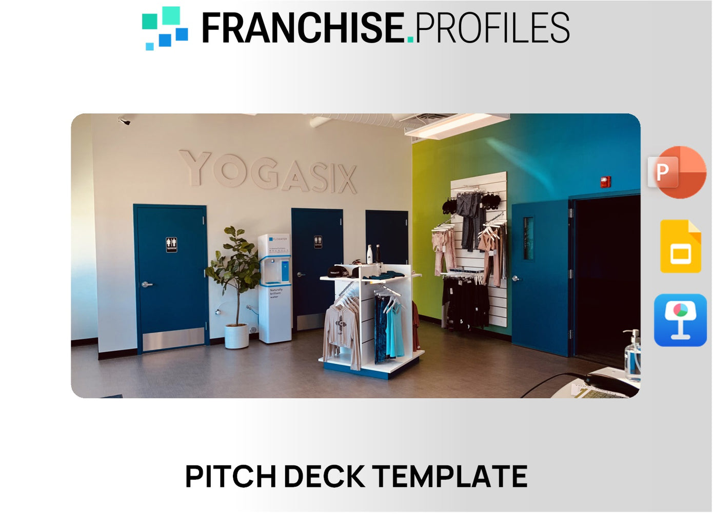 Yoga Six Franchise Pitch Deck Template