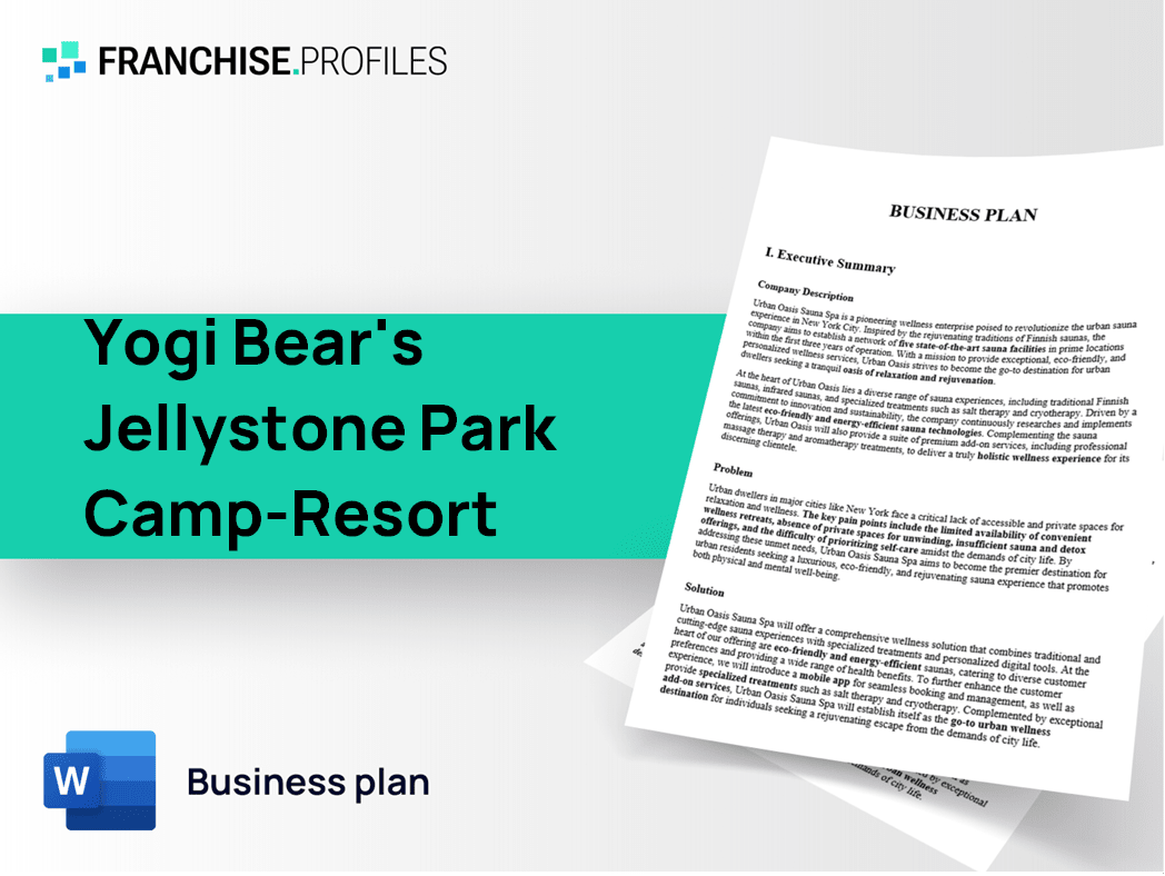 Yogi Bear's Jellystone Park Camp-Resort Franchise Business Plan Template