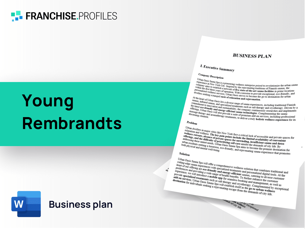 Young Rembrandts Franchise Business Plan Template
