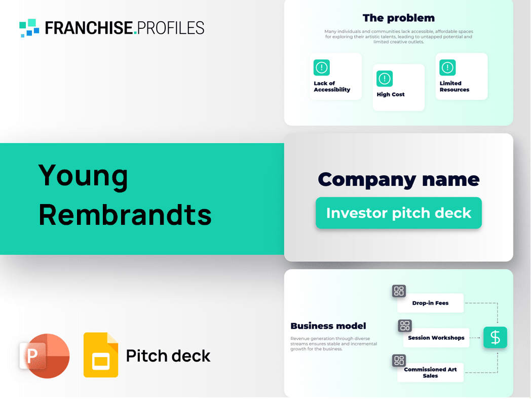 Young Rembrandts Franchise Pitch Deck Template