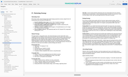 your pie franchise business plan 4