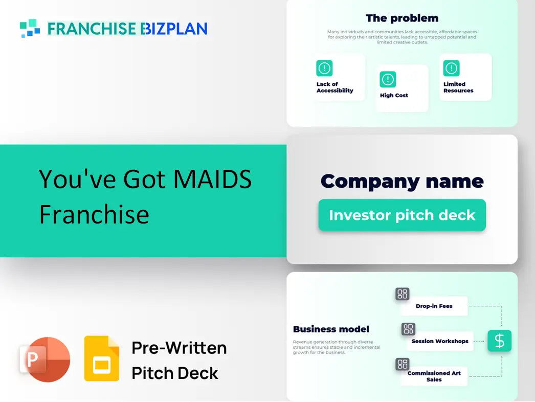 You've Got MAIDS Franchise Investment Pitch Deck 2026