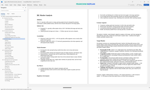 ziggis coffee franchise business plan 3