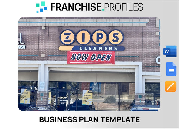 ZIPS Dry Cleaners Franchise Business Plan Template