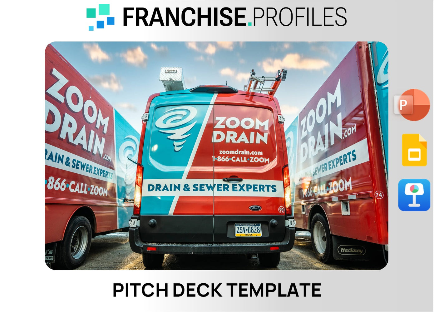 Zoom Drain Franchise Pitch Deck Template